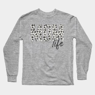 Mom Life, Leopard Print © GraphicLoveShop Long Sleeve T-Shirt